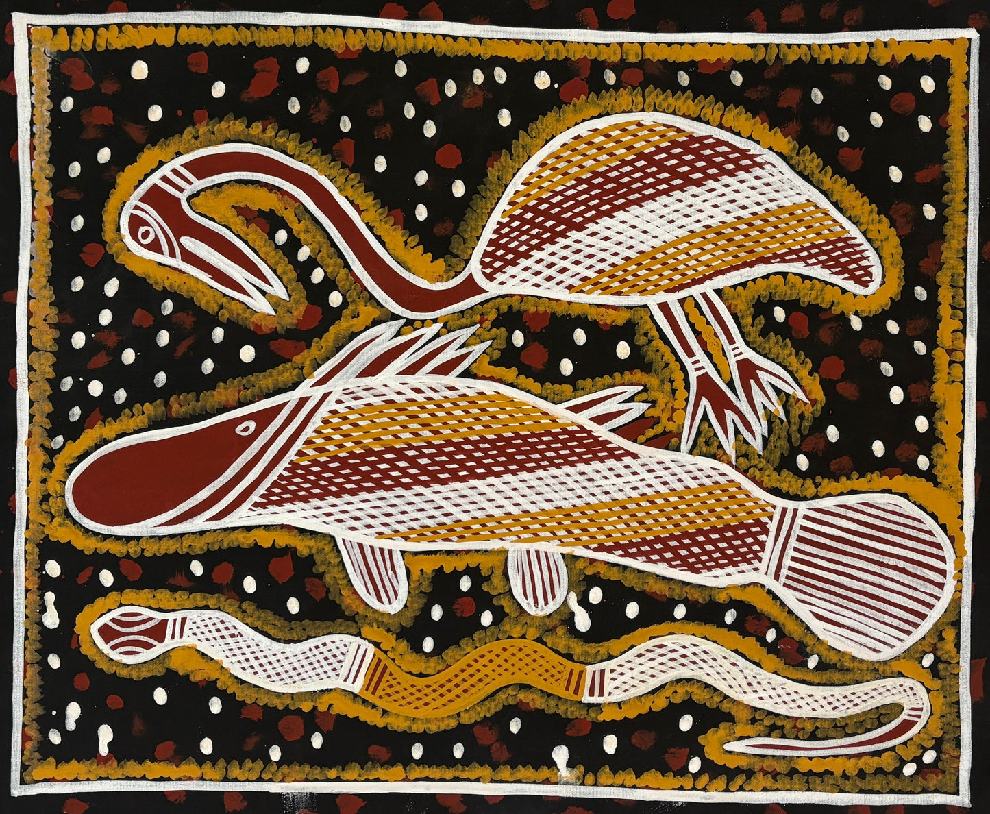 File Snake, Brolga & Catfish | GA-1551