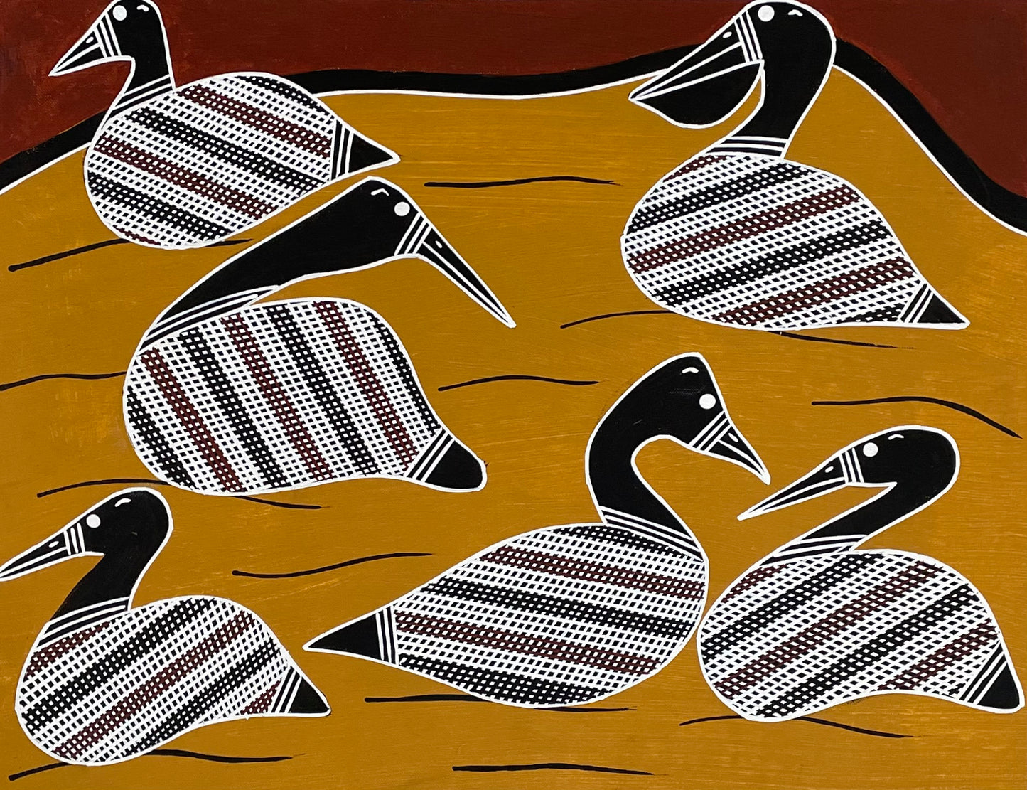 Geese Ducks and Pelican | GA-4050