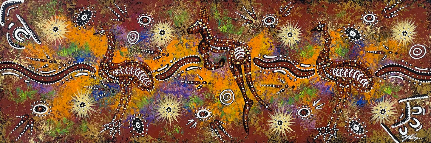 Dancing Emu and Kangaroo | GA-5973