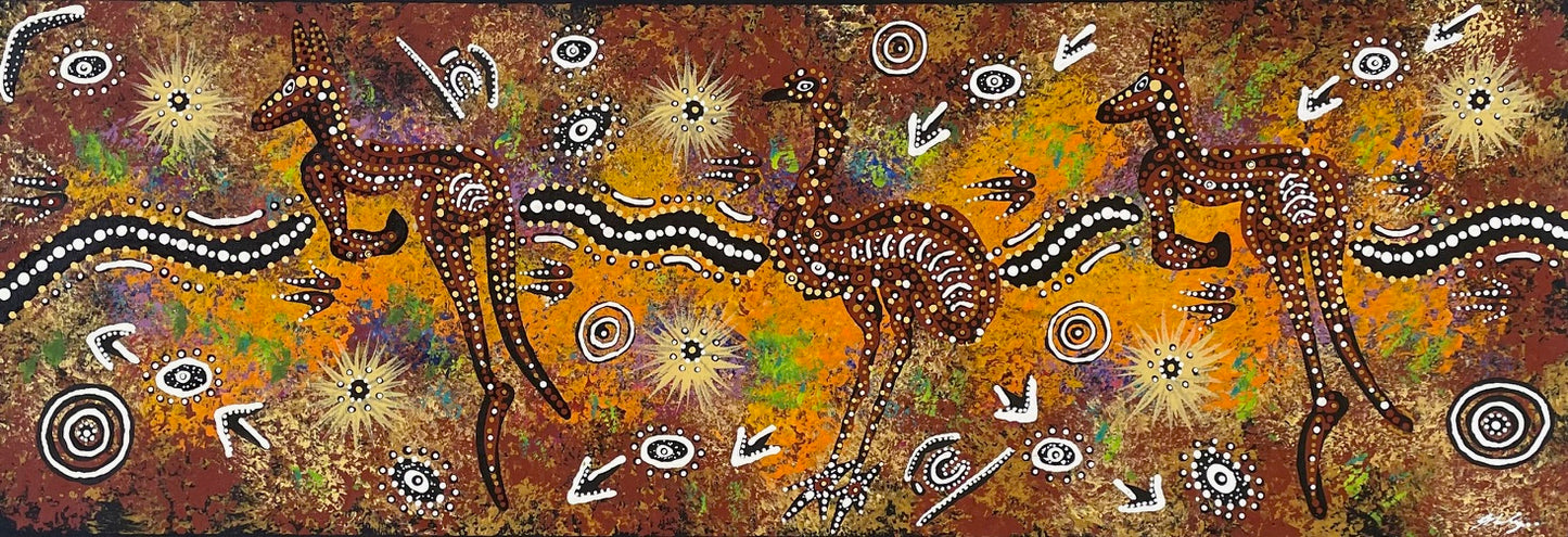 Dancing Emu and Kangaroo | GA-5974