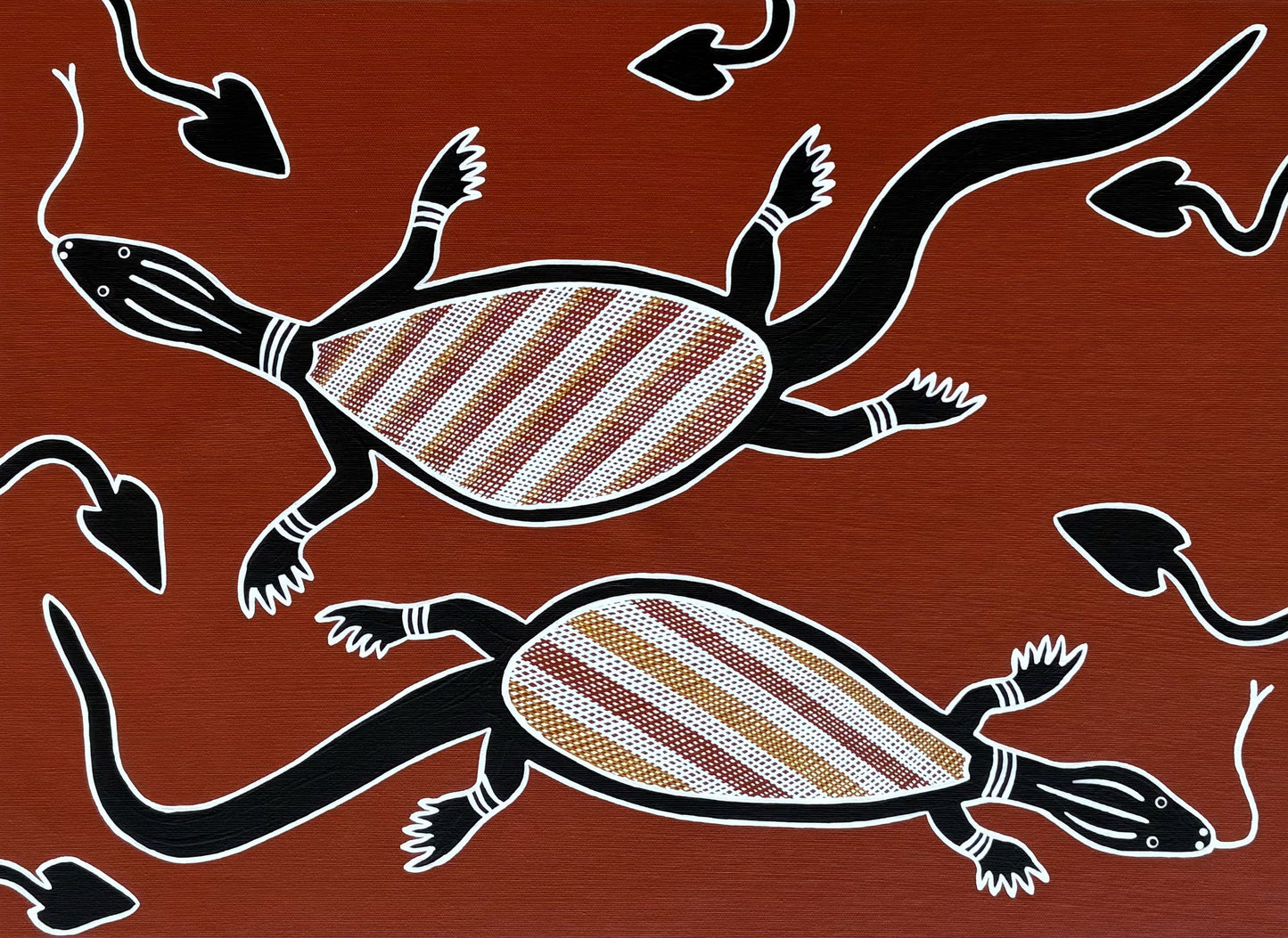 Two Water Goannas | GA-5989