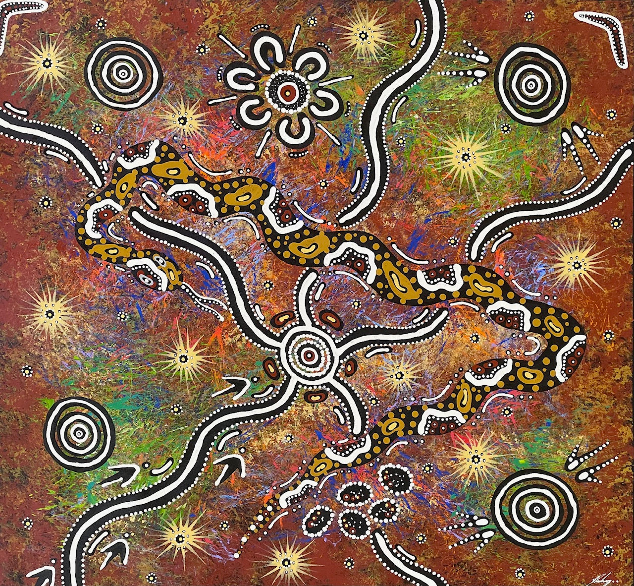 Dancing Snake Dreaming | GA-6019