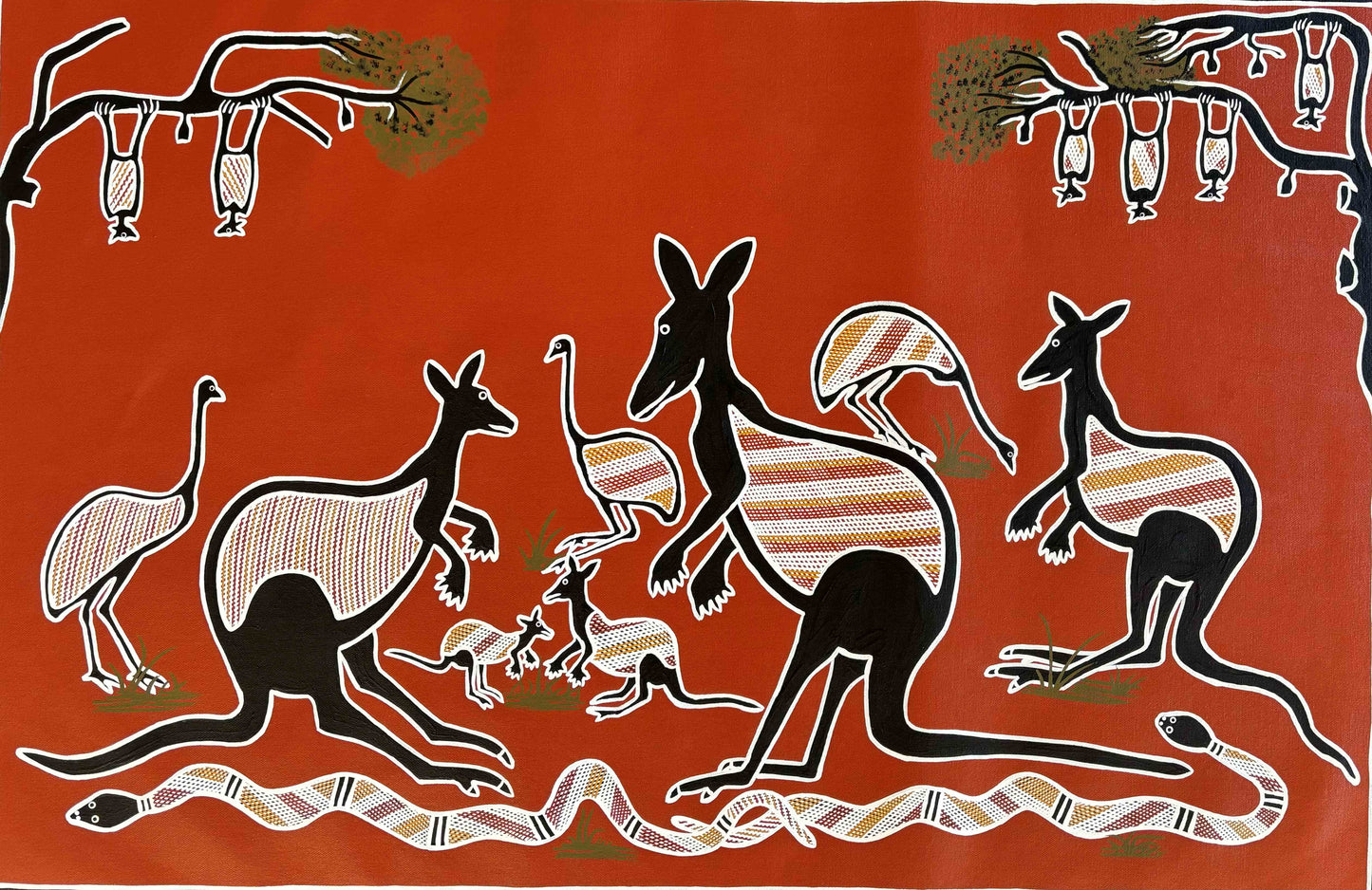 Flying Fox & Kangaroo | GA-6045