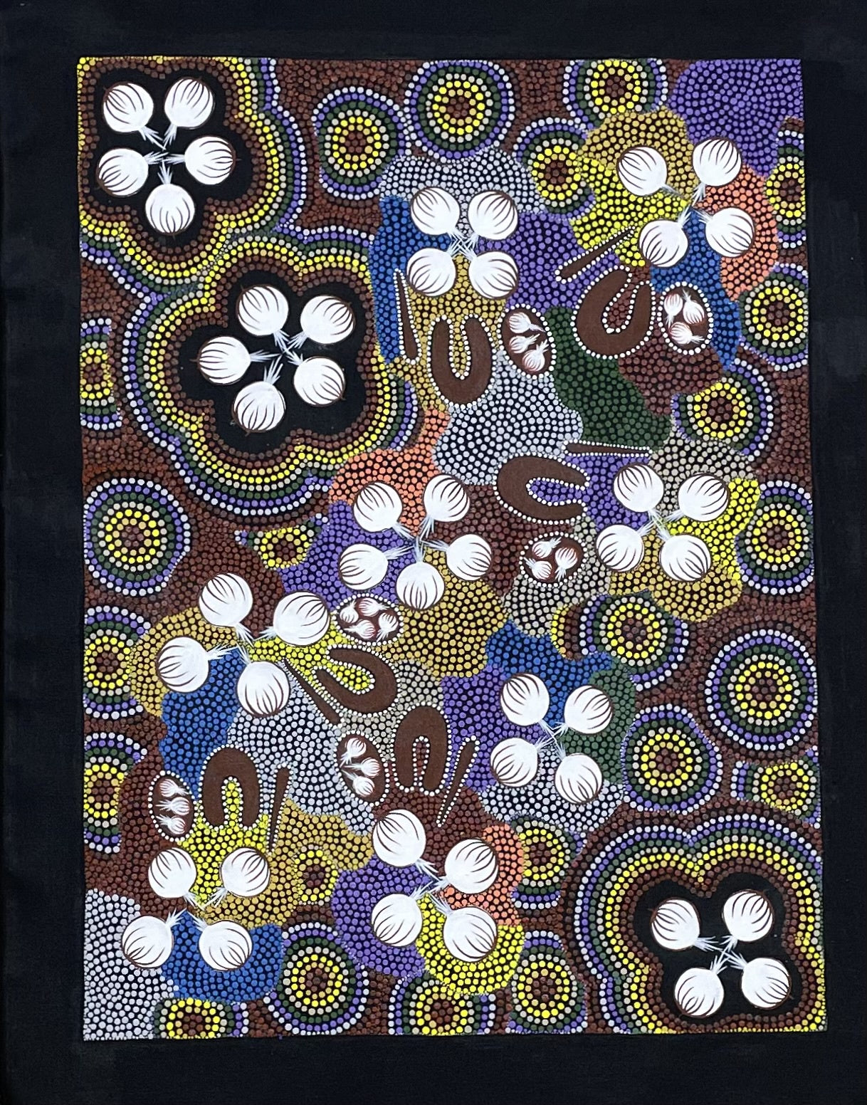 Women Gathering Bush Onion | GA-6051
