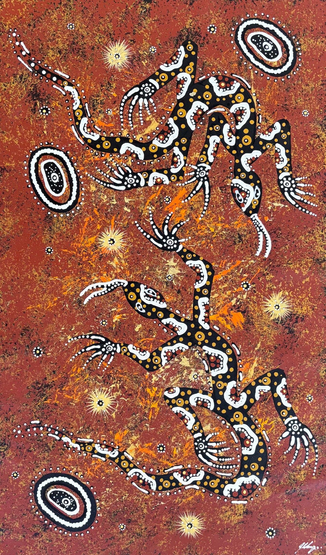 Dancing Goannas | GA-6108