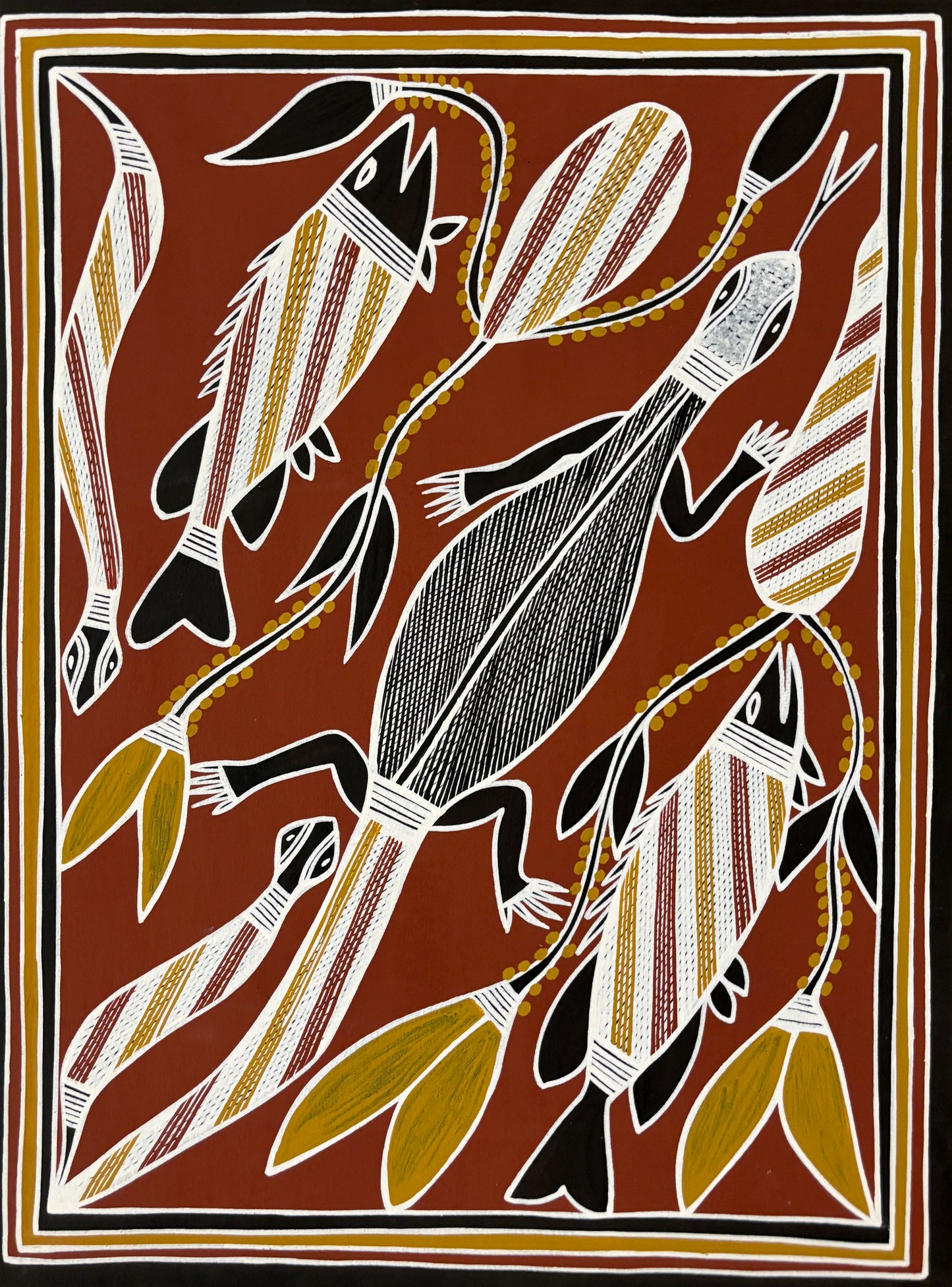 Goanna, Bream and Filesnake | KW-231