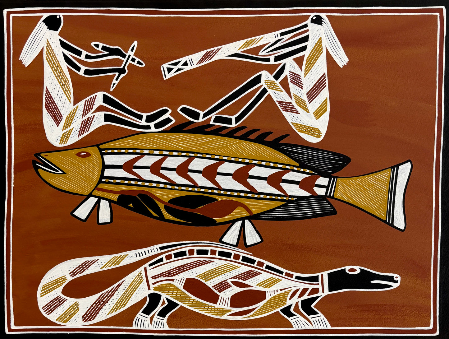 Dancing Mimis, Bream & Goanna | KW-422