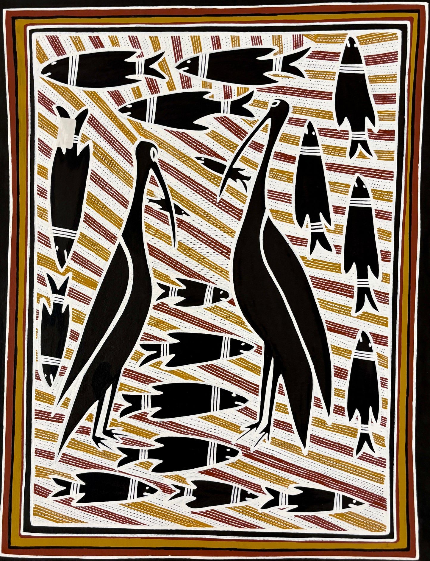 White Ibis and Bream | KW-428