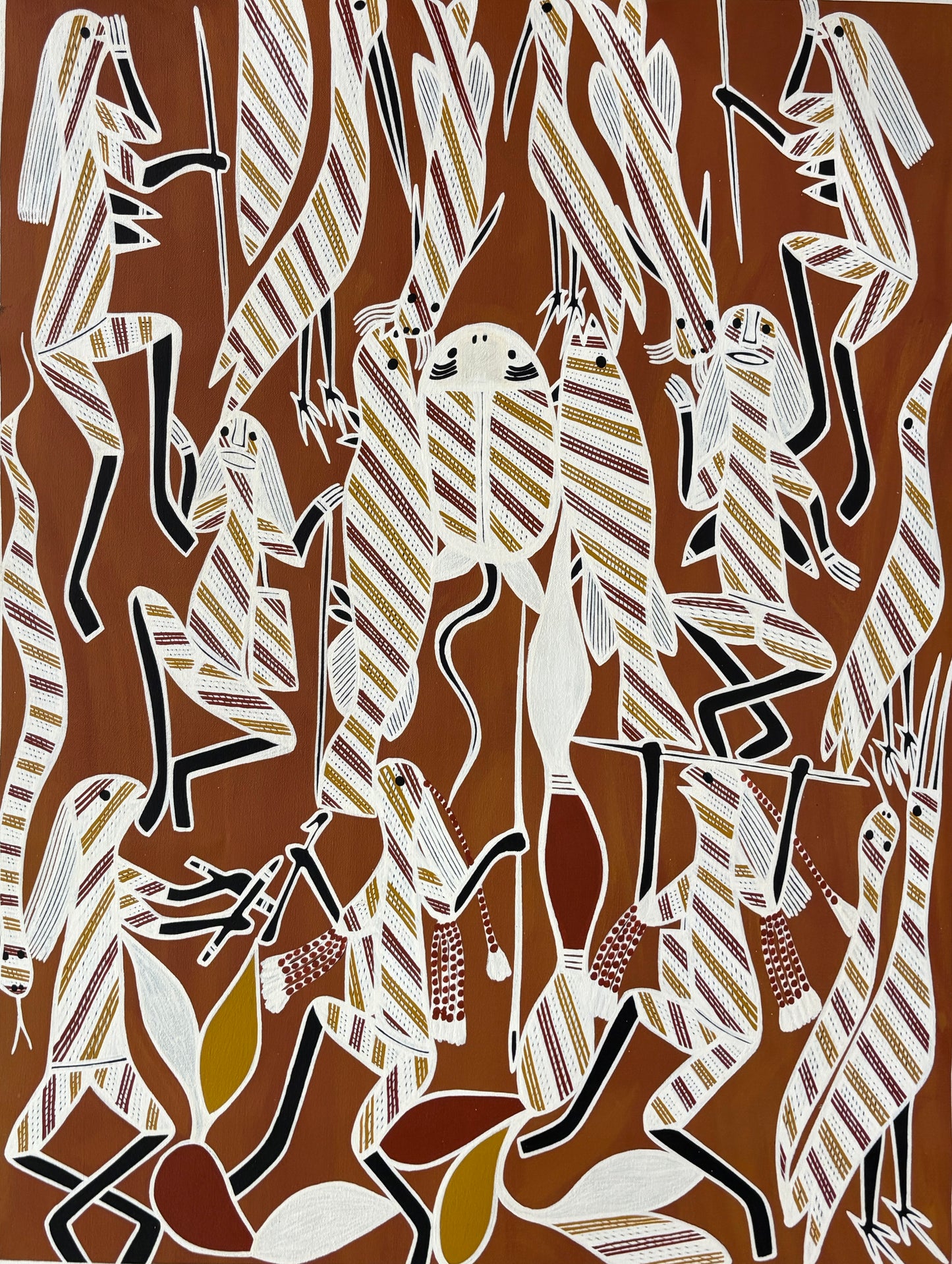 Hunting & Dancing Mob with Bush Tucker | KW-551