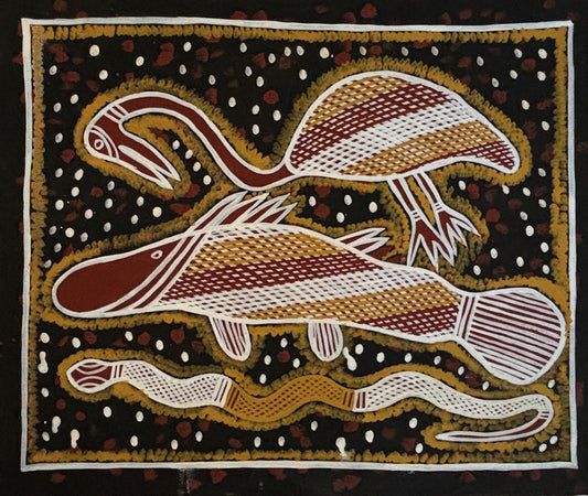 File Snake, Brolga & Catfish | GA-1551