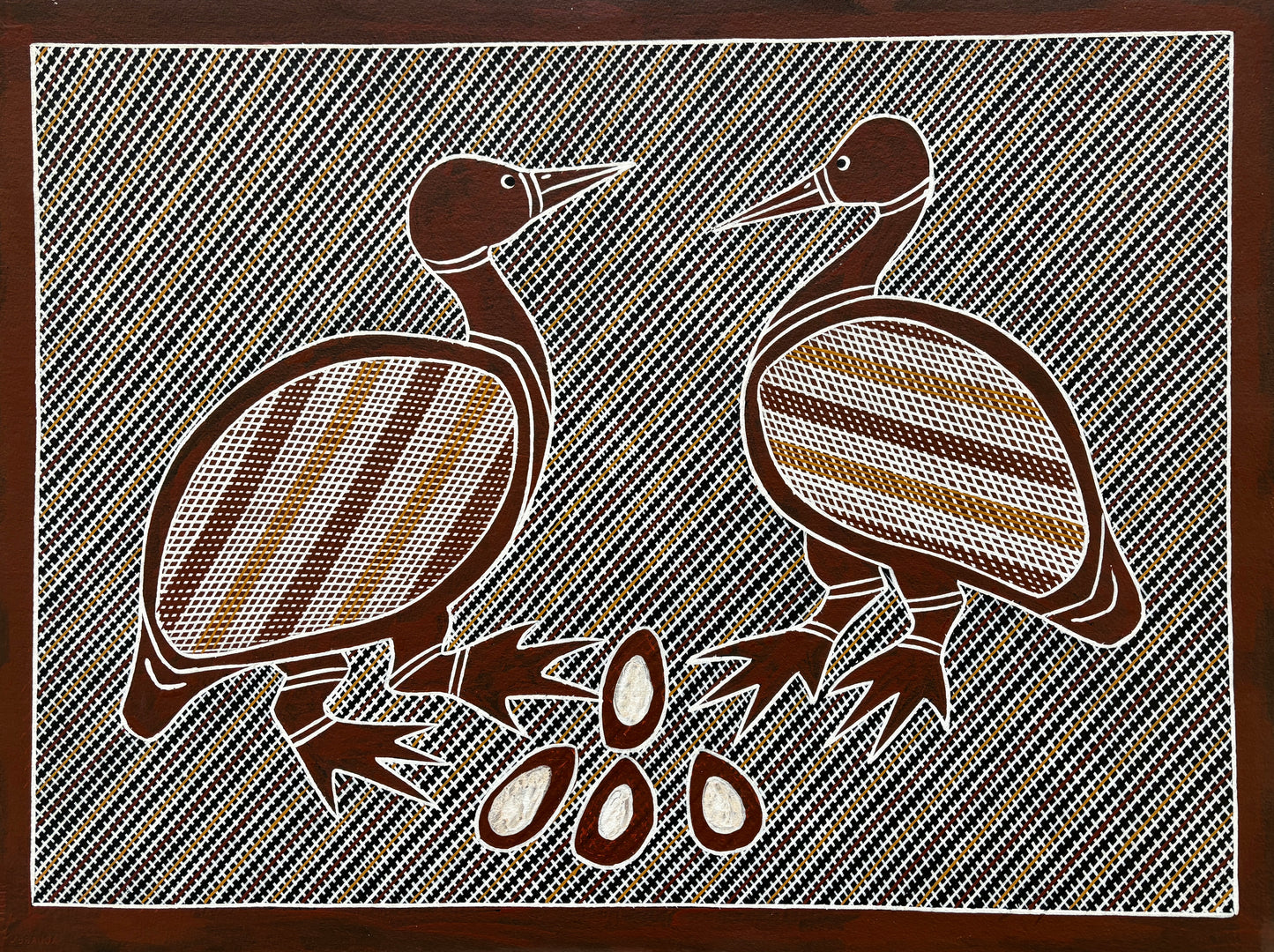 Two Brown Whistle Ducks | GA-2997