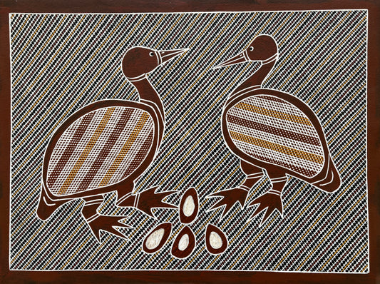 Two Brown Whistle Ducks | GA-2997