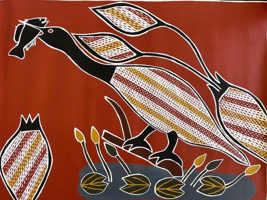 Heron Catching Tucker | GA-3343
