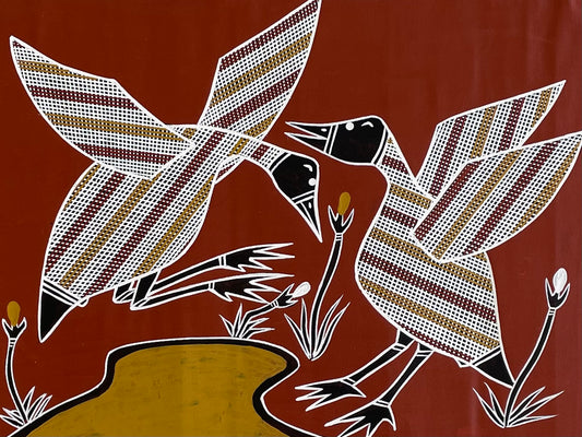 Two Magpie Geese | GA-5134
