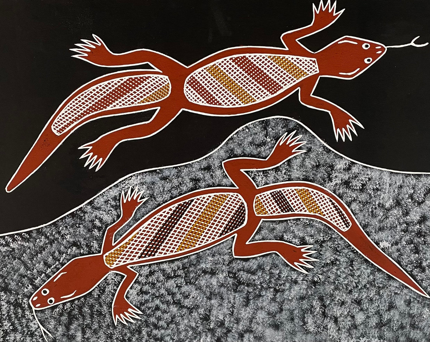 Two Goannas  | GA-5777