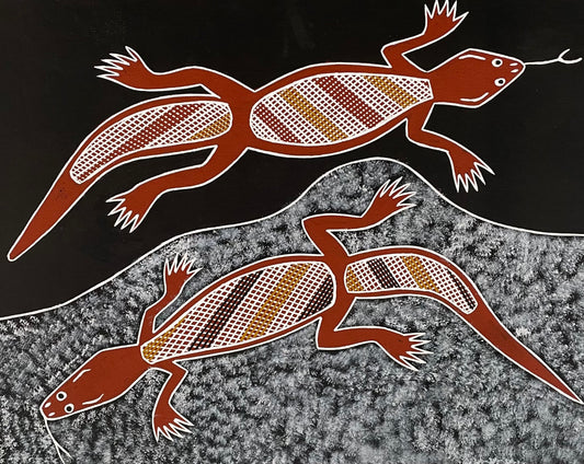 Two Goannas  | GA-5777
