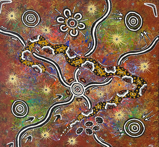 Dancing Snake Dreaming | GA-6019