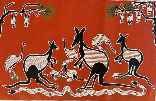 Flying Fox & Kangaroo | GA-6045