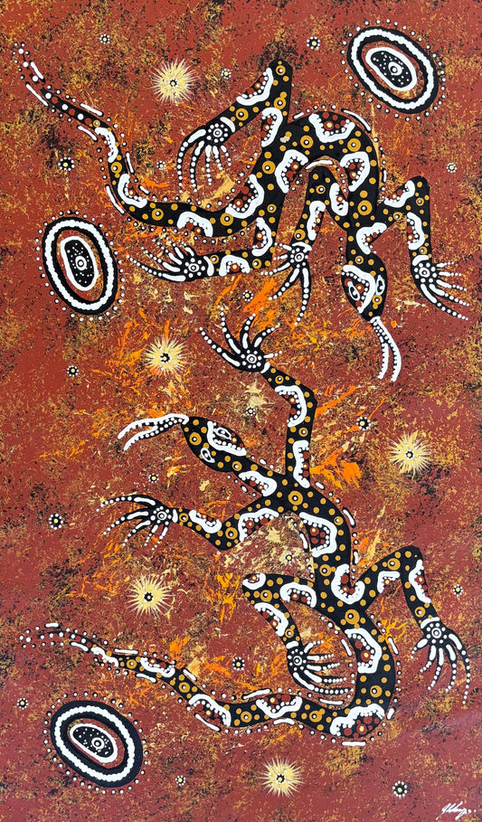 Dancing Goannas | GA-6108