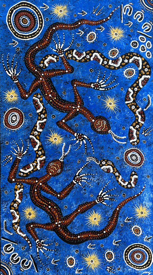 Dancing Snakes & Goannas | GA-6219