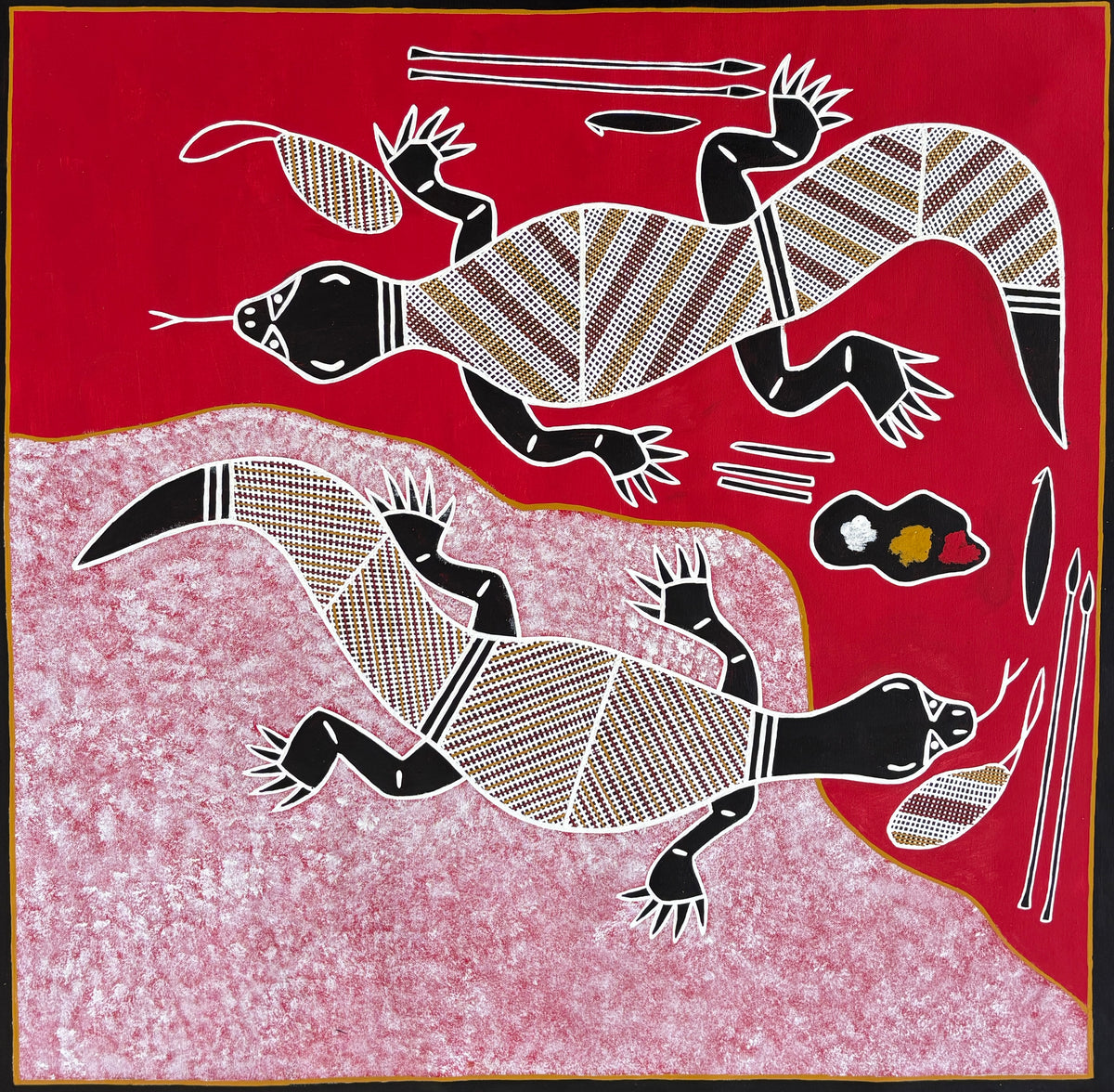 Water Goanna & Land Goanna | GA-6242