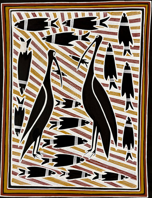 White Ibis and Bream | KW-428