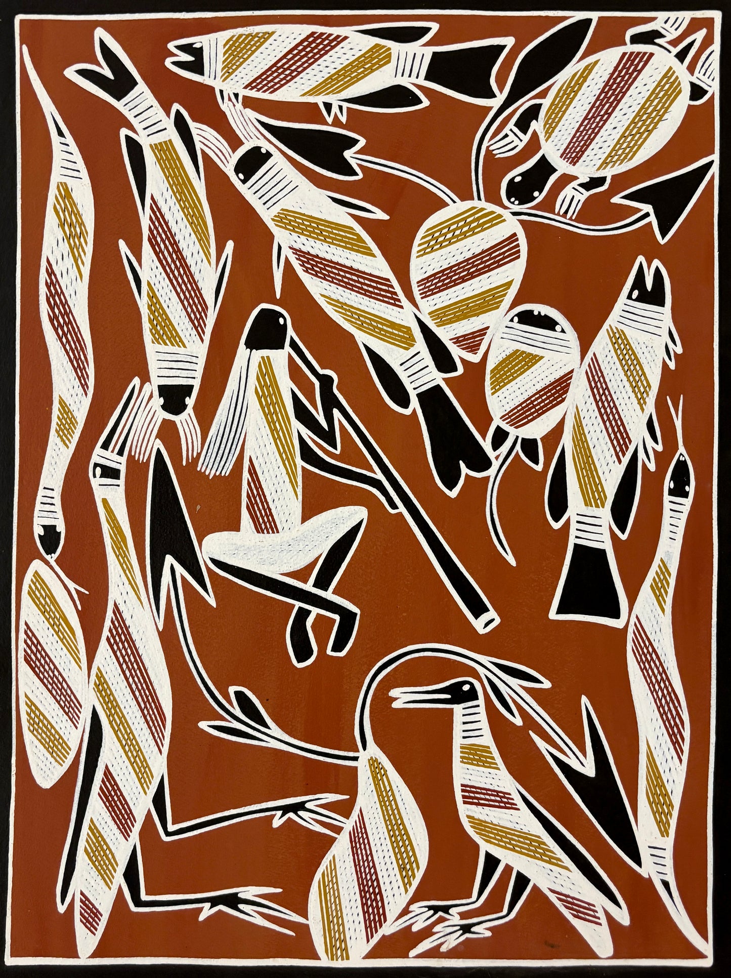 Mimi Playing the Didgeridoo for Good Luck with Hunting | KW-496