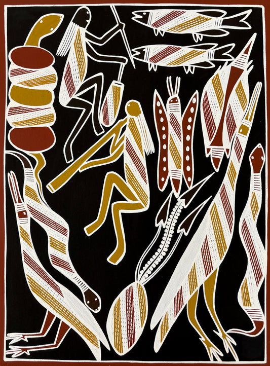 Bush Tucker, Didgeridoo and Hunting Men | KW-503