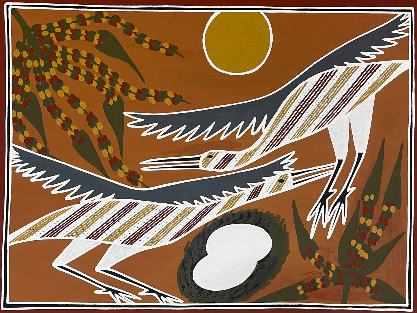 Dancing Brolgas with Eggs | KW-541