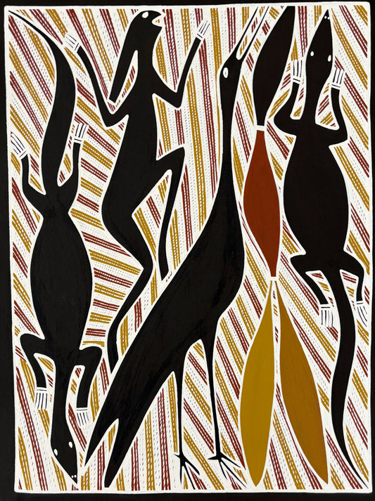 Dancing Mimi, Goanna & Wild Yam | KW-549