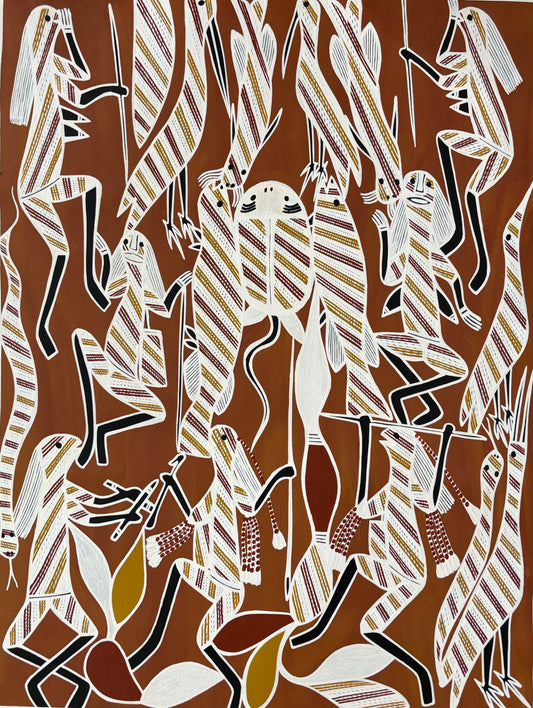 Hunting & Dancing Mob with Bush Tucker | KW-551