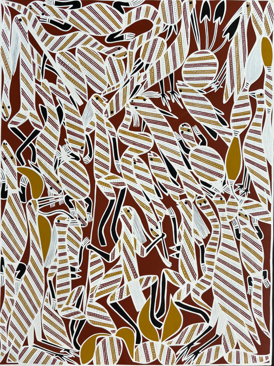 Hunting & Dancing Mob with Bush Tucker | KW-552