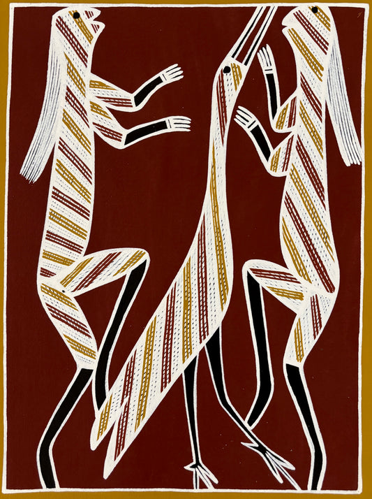 Dancing Brolga with Mimis | KW-557