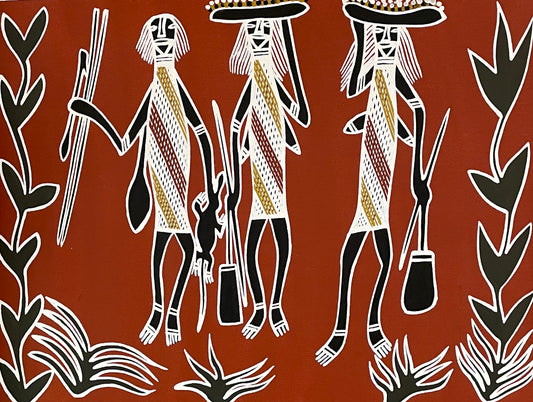 Family Coming Back from Hunting | KW-765