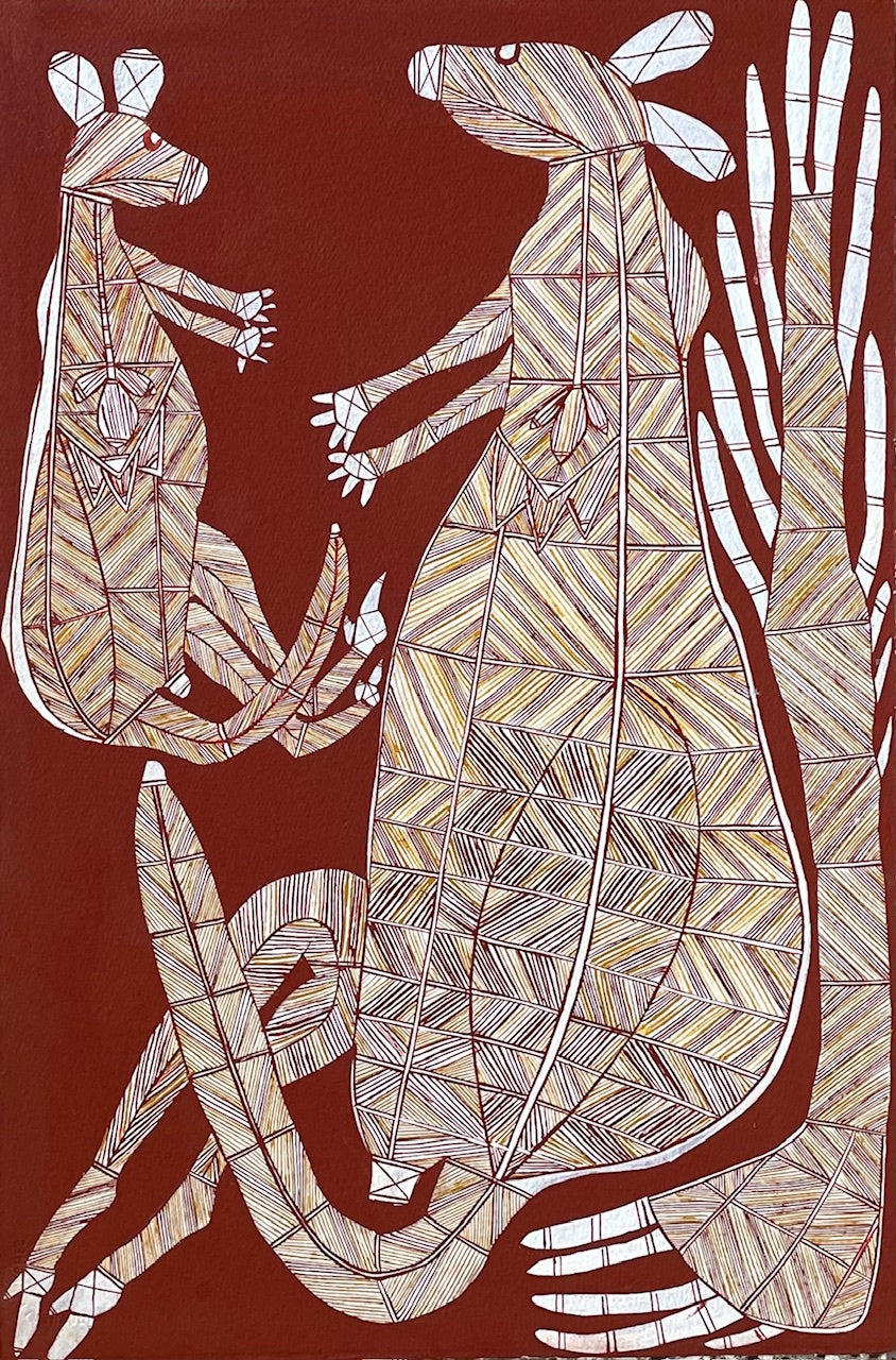 Mother and Baby Kangaroo | SP-2235
