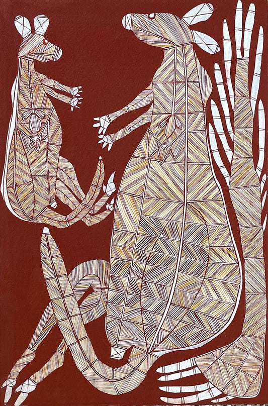 Mother and Baby Kangaroo | SP-2235