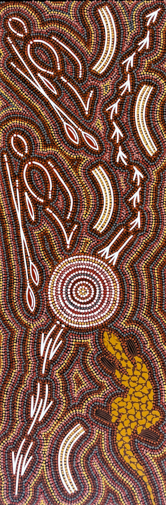Two Men With Spears & Boomerangs | SP-2537